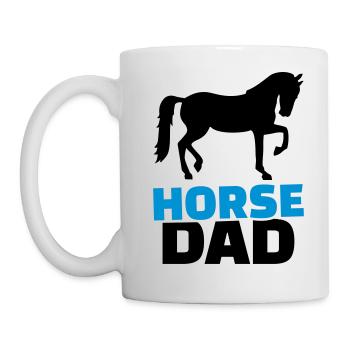 Horse Dad - Mug blanc - blanc - Gauche