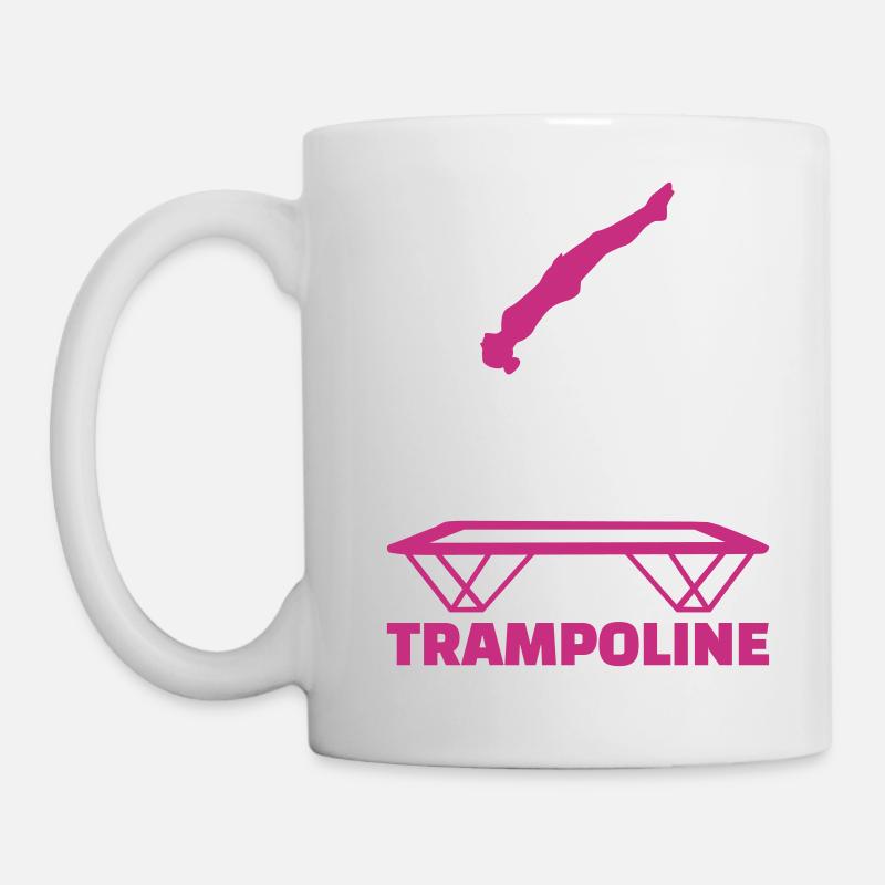 Trampolin - Tasse - Weiß