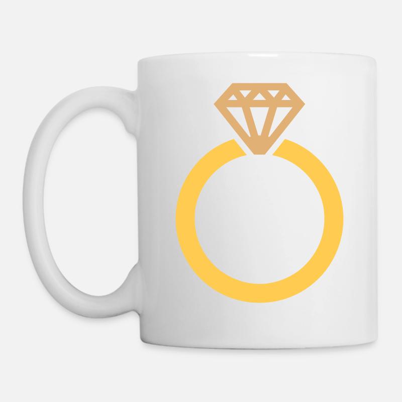 Ring - Tasse - Weiß