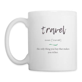 Édition alambiquée de voyage - Mug blanc - blanc - Gauche