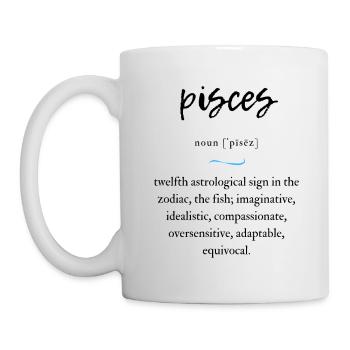 Édition alambiquée Poissons - Mug blanc - blanc - Gauche
