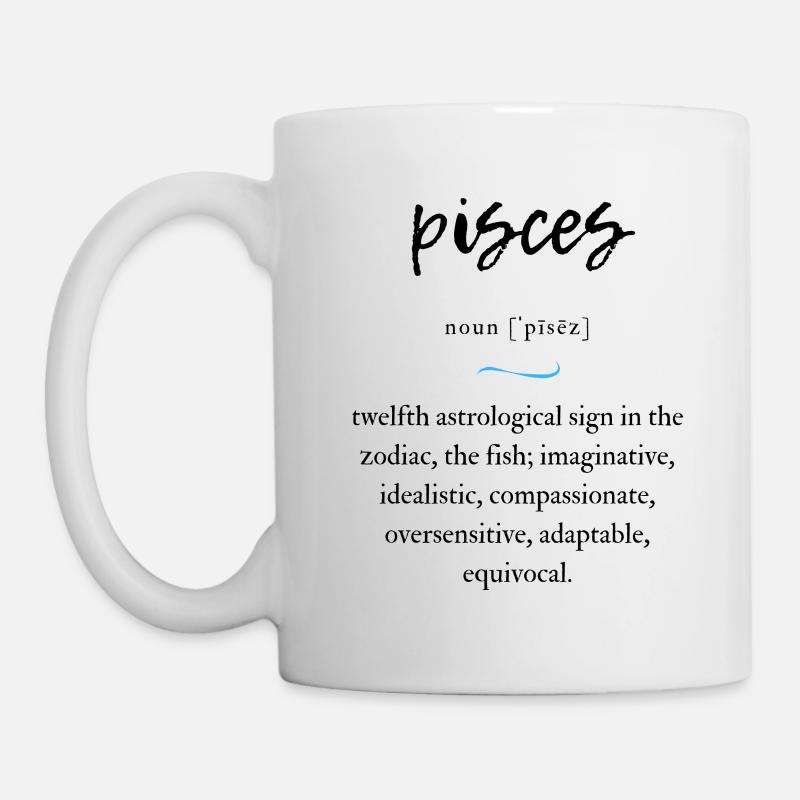 Pisces (Fische) Convoluted Edition - Tasse - Weiß