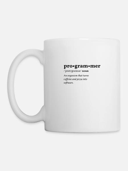 Programmer (Programmierer) Clean Edition - Tasse - Weiß