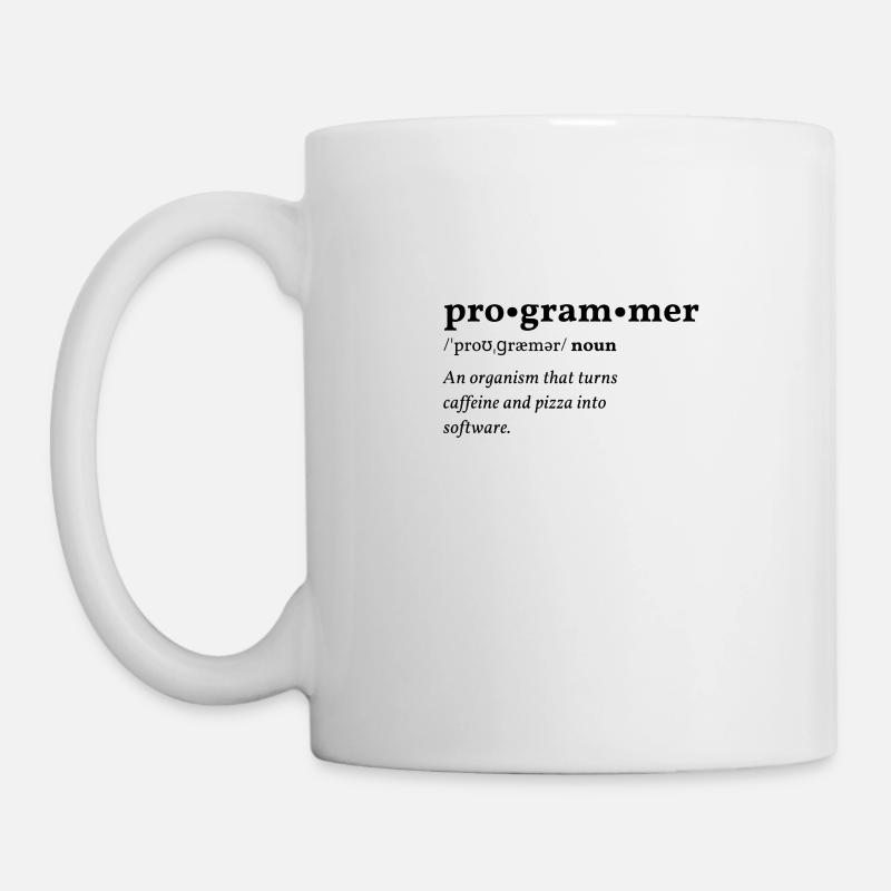 Programmer (Programmierer) Clean Edition - Tasse - Weiß