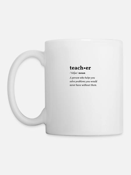 Teacher (Lehrer) Clean Edition - Tasse - Weiß