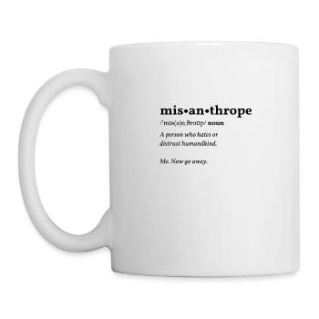 Misanthrope (Misanthrope) Clean Edition - Mug - white - Left