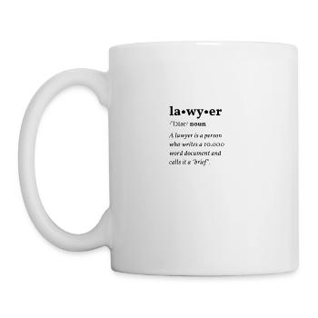 Lawyer (attorney) Clean Edition - Mug - white - Left