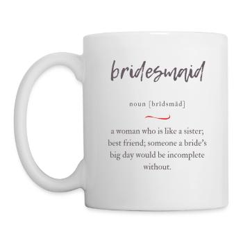 Bridesmaid (bridesmaid) Convoluted Edition - Mug - white - Left