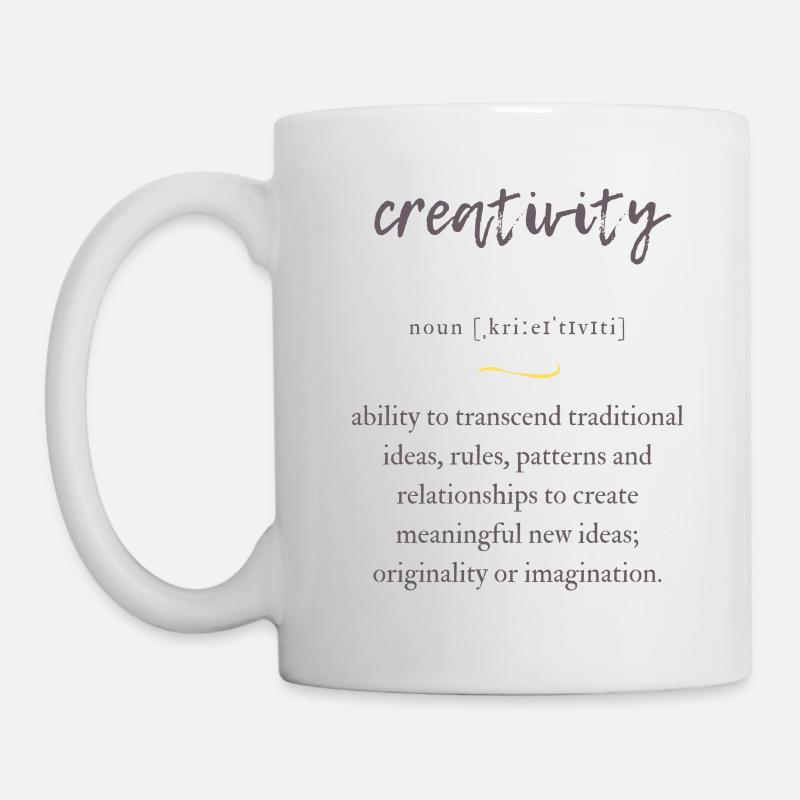 Creativity (Kreativität) Convoluted Edition - Tasse - Weiß
