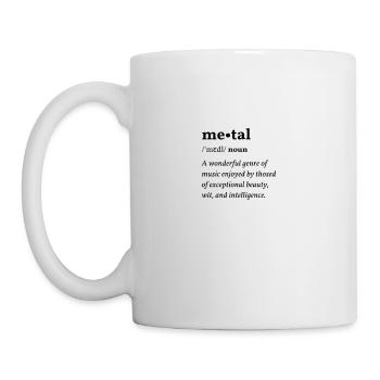 Metal (music style) Clean Edition - Mug - white - Left