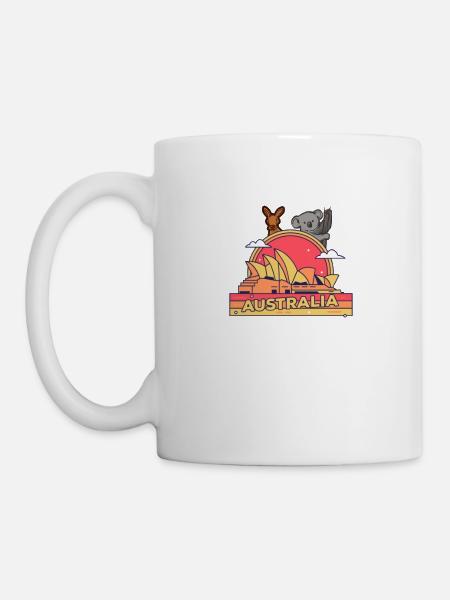 Australia | Sidney Theater Motiv - Tasse - Weiß