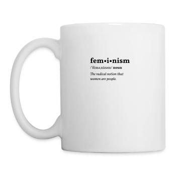Édition propre du féminisme (féminisme) - Mug blanc - blanc - Gauche