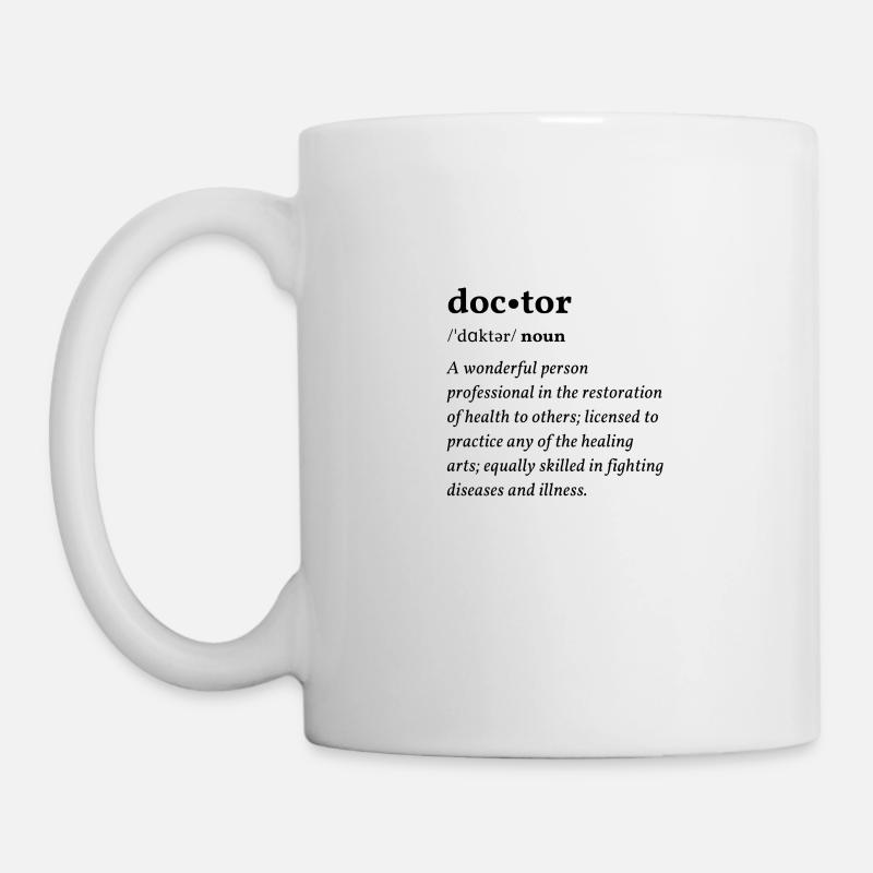 Doctor (Doktor) Clean Edition - Tasse - Weiß