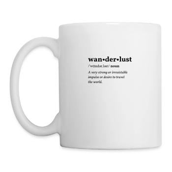 Wander Lust (Fernweh) Clean Edition - Mug - white - Left