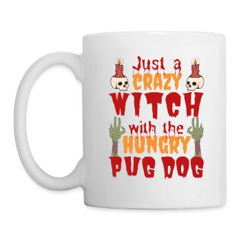 Pug Halloween Costume Dog Saying - Mug - white - Left