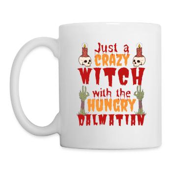 Dalmatien Halloween Costume Chien Dicton - Mug blanc - blanc - Gauche
