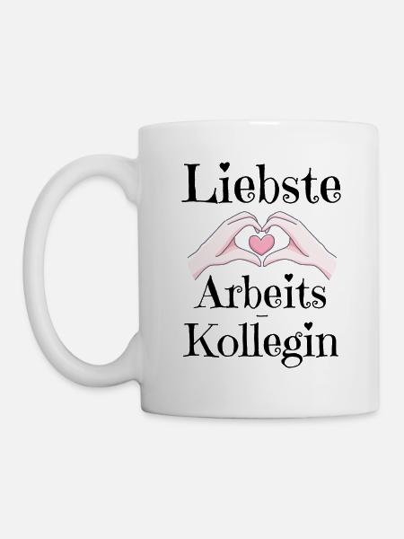 Beste Arbeitskollegin Lieblingskollegin Kollegin - Tasse - Weiß