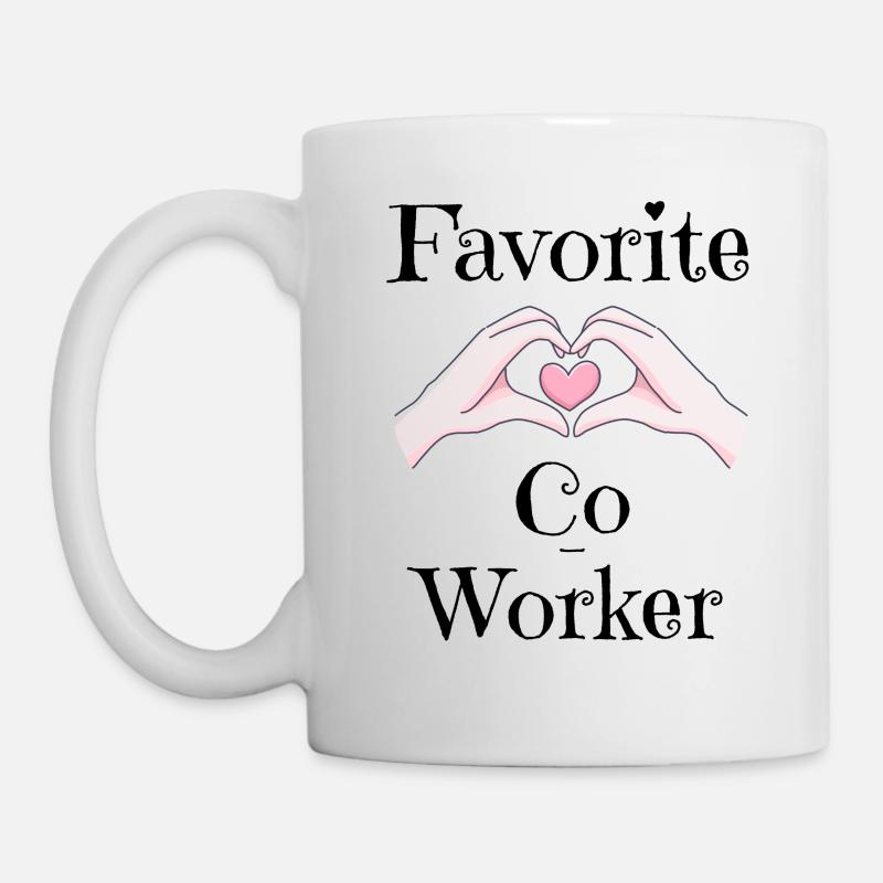 arbeitskolleg co worker meilleur collègue collègue - Mug blanc - blanc