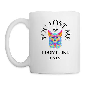 Du hast mich verloren - Tasse - Weiß - Links