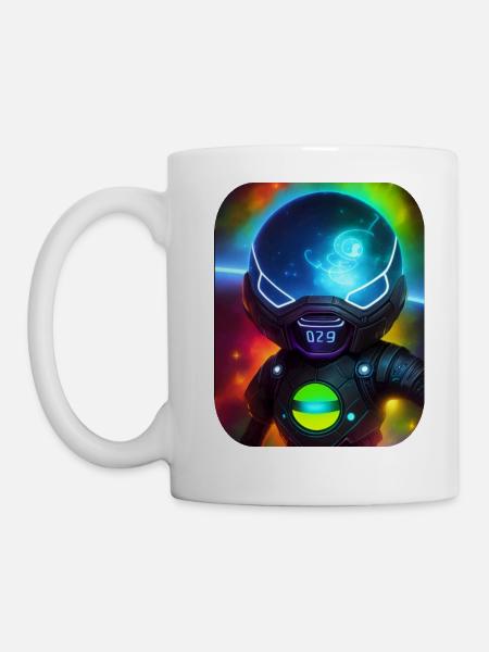 Weltraum Astronaut - Tasse - Weiß