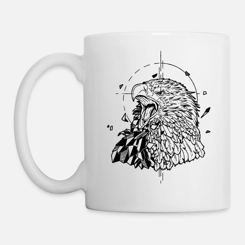 Rétro Eagle - Mug blanc - blanc