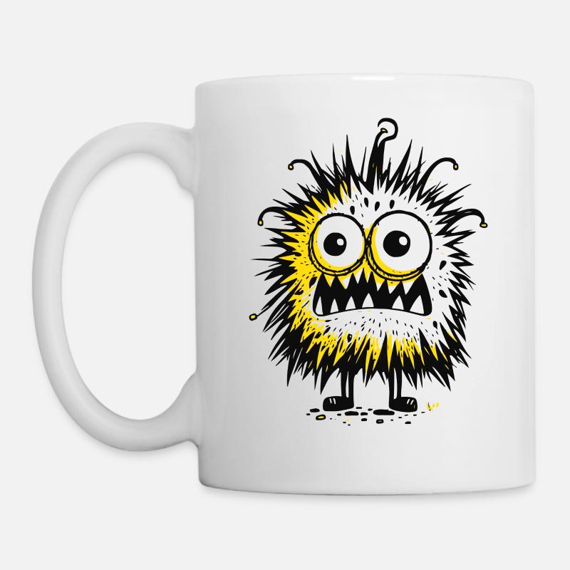 Kleines Monster - Tasse - Weiß