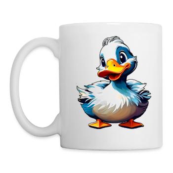 Cute little duck - Mug - white - Left
