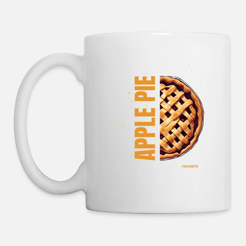 Half a cake in quick cooking - Mug - white