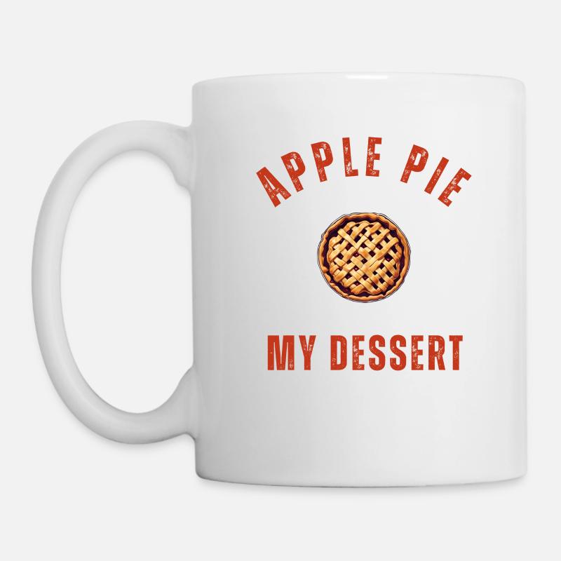 Apple pies with sweet toppings - Mug - white