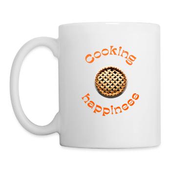 Tarte aux pommes - Mug blanc - blanc - Gauche