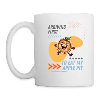 Apple Pie Drawing - Mug - white - Left