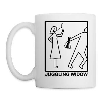 Juggling Widow - Mug - white - Left