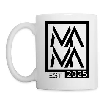 Mama est. 2025 - Tasse - Weiß - Links