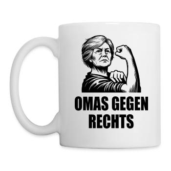 Omas gegen rechts - Tasse - Weiß - Links
