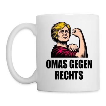 Omas gegen rechts - Tasse - Weiß - Links