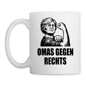 Omas gegen rechts - Tasse - Weiß - Links