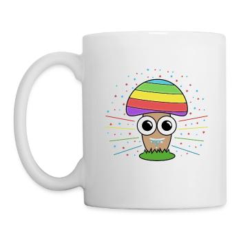 Rainbow Mushroom - Mug - white - Left