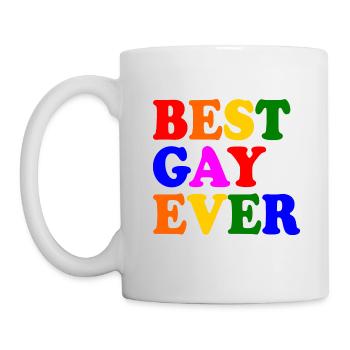 Best gay ever - Mug - white - Left