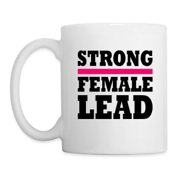 Strong female lead - Mug blanc - blanc - Gauche