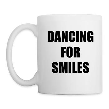 dancing for smiles - Mug blanc - blanc - Gauche