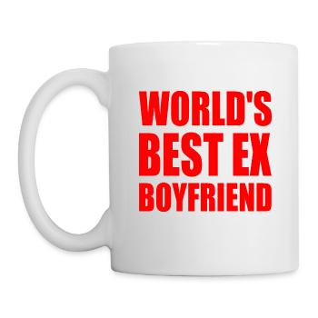world's best ex boyfriend - Mug - white - Left
