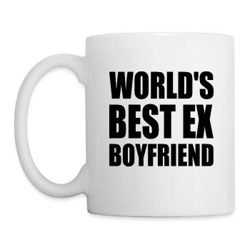 world's best ex boyfriend - Mug blanc - blanc - Gauche