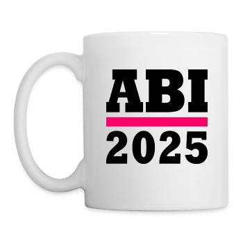 Abi 2025 - Tasse - Weiß - Links