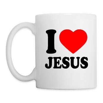 I love jesus - Mug - white - Left