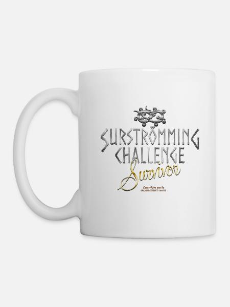Surströmming Challenge Survivor - Tasse - Weiß