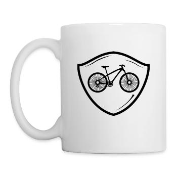 Fahrrad - bicycle - Trekking - Mountainbike - Tasse - Weiß - Links