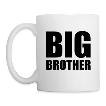 Big brother - Tasse - Weiß - Links