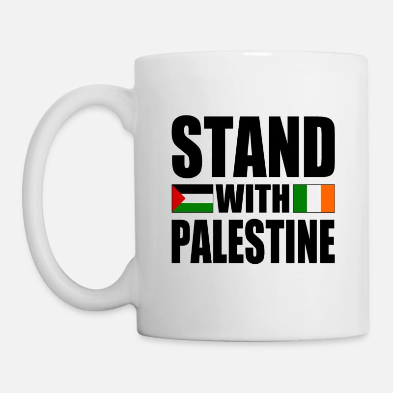 Stand with palestine - Mug blanc - blanc