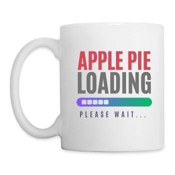 dessert sucré aux pommes - Mug blanc - blanc - Gauche
