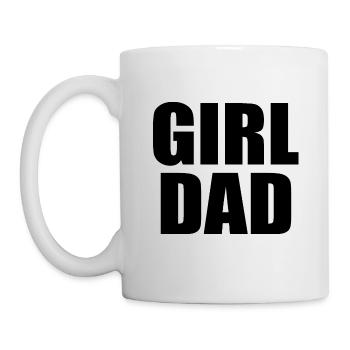 Girl dad - Mug blanc - blanc - Gauche